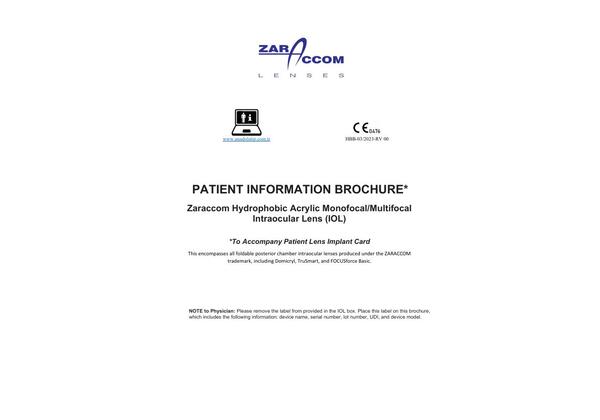 Patient Information Brochure